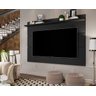 Painel para Tv Vivare 180cm Preto - Giga Móveis - 2