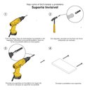 Ver imagem 6 de Prateleira 40 X 15cm Branca Suporte Invisível para Projetor