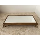 Ver imagem 2 de Bandeja Espelhada de Madeira Envernizada - Retangular para Lavabo / Bar / Sala