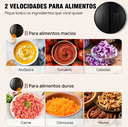 Ver imagem 7 de Triturador, Processador de Alimentos 2L com Copo de Vidro e 4 Lâminas 500W Moedor de Carne
