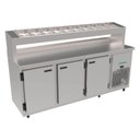 Ver imagem 1 de Balcão Condimentadora Refrigerado 1,85 Mts 3 Portas sem Cubas 99/kbscc185ii Kofisa