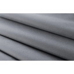 Cabeceira Casal Curva Luxo Estofada com Tachas 140x60 - Suede Cinza - Tachas Fume - 5