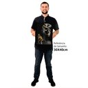 Ver imagem 2 de Quadro Decorativo Mulher Preto e Dourado em Moldura Caixa Tacolado Moldura Caixa Alta 4,5cm Branca C