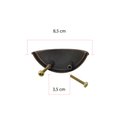 Ver imagem 2 de Kit 3 Puxador Concha Puxadores de Gaveta Armario Moveis: Bronze