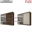 Ver imagem 2 de Guarda-Roupa Casal Verona 2 Portas 4 Gavetas Espelhado Brauna/Off-White - Mademarques