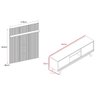 Rack+painel Milo para Tv de até 65 Polegadas - Cumaru - Madetec - 3