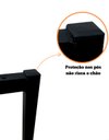 Ver imagem 6 de Mesa Escrivaninha Apoio Multiuso Industrial Compacta 900 mm Cor:Preto/Preto