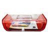 Porta Frios Acrílico Elegante com Tampa Transparente Vermelho - 3