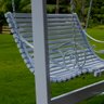 Banco Balanço de Madeira Havaí com Toldo Jardim Varanda Piscina Área de Lazer Artesane Móveis - 3