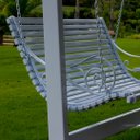 Ver imagem 3 de Banco Balanço de Madeira Havaí com Toldo Jardim Varanda Piscina Área de Lazer Artesane Móveis