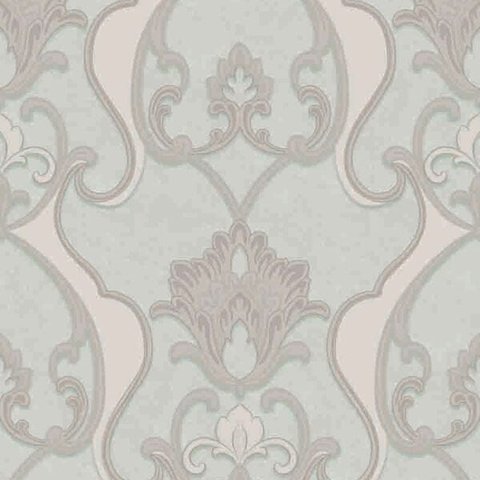 Papel de parede Florence Verde Medalhao FR87234 - Rolo de 0,53cm x 10mts FR87234