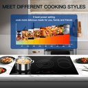 Ver imagem 4 de Cooktop Elétrico Amzchef 30" com 4 Bocas e Controle Touch (preto)