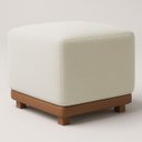Ver imagem 2 de Puff Dalilla Decorativo Bouclé Premium Exclusivo Assento Extra para Sala Quarto Design Moderno
