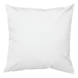 Capa Almofada Sala Quarto Cozinha 40x40 Lisa Poliéster 02 Un: Branca - 2 Capa Almofada Sala Quarto Cozinha 40x40 Lisa Poliéster 02 Un: Branca - 2