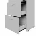 Ver imagem 5 de Arquivo New City 4 Gavetas para Pasta Suspensa 46,5 cm Cinza Cristal Gebb Work