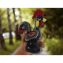 Ver imagem 2 de Galo Português de Barcelos Altura 25cm em Cerâmica Esmaltada