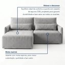 Ver imagem 6 de Sofá Cama Reclinável sem Caixa 260cm Tóquio