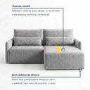 Ver mais imagens de Sofá Cama Reclinável sem Caixa 260cm Tóquio