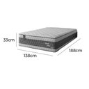 Ver imagem 2 de Colchão Versalhes Casal D45 com Molas Ensacadas 33x188x138 Sobral Rezende Cor Bege