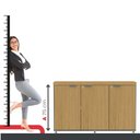 Ver imagem 6 de Credenza para Escritório com 3 Portas PE40