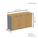 Ver imagem 4 de Credenza para Escritório com 3 Portas PE40