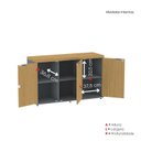 Ver imagem 7 de Credenza para Escritório com 3 Portas PE40