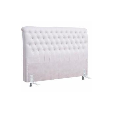 Cabeceira King Size Corino (1.86X1.30) Cor:Branco