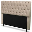 Ver imagem 1 de Cabeceira Queen Suede (1.58x1.30) Cor:areia