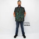 Ver imagem 3 de Quadro Decorativo em Canvas Geométrico Mosaico Verde TaColado Chassi 60 x 40cm