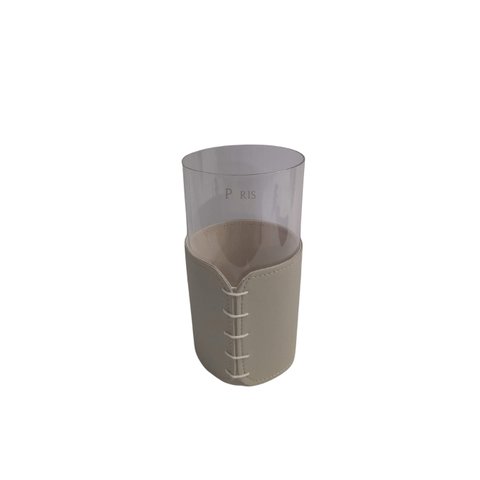 Vaso Decorativo de Vidro e Pu 30cm Ah0584 Btc