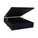 Ver imagem 2 de Cama Box Baú Casal Suede (138x188) - Areia