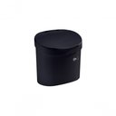 Ver imagem 1 de Lixeira com Tampa para Pia 22,8 X 15,6 X 22,4 Cm 4 L Preto Coza