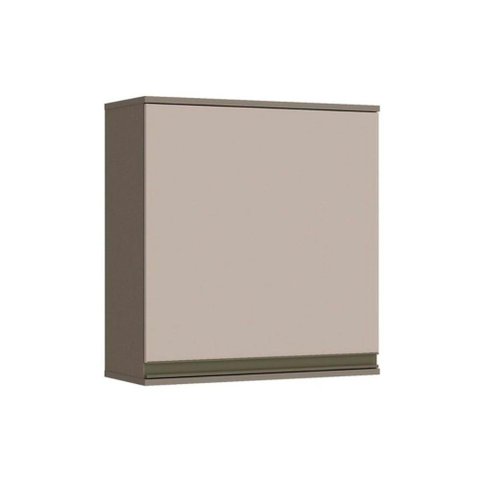 Armário Aéreo P/ Cozinha Connect 1 Porta 60cm Duna/cristal - Henn