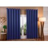 Cortina Blackout em Tecido Corta Luz 3,00x2,80 Sala e Quarto Azul Marinho - 1