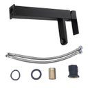 Ver imagem 5 de Torneira Monocomando Banheiro Inox Preta Bica Alta para Cuba de Apoio