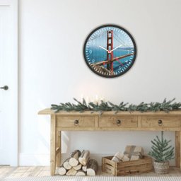 Relógio de Parede Para Cozinha Sala Decorativo Ponte PM91 - 5