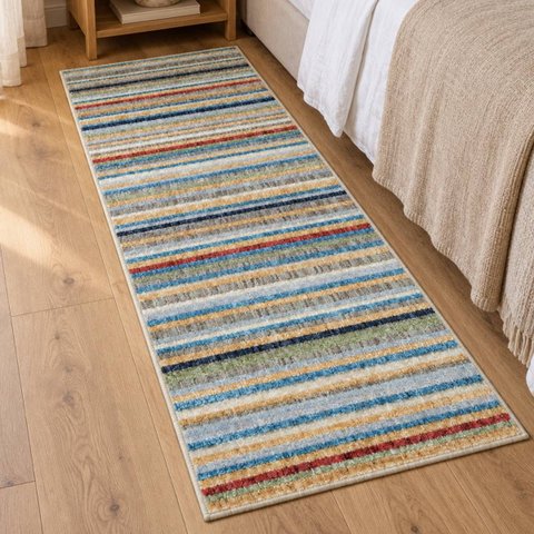 Passadeira Alto Padrão Luxo Sala Quarto Toque Macio Nairobi:Des. 03/0,67x1,80m