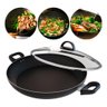Panela Wok Antiaderente com Tampa Preta - 2