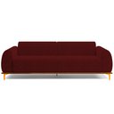 Ver imagem 3 de Sofá 04 Lugares Para Sala de Estar Kiev 260 cm D02 Veludo Marsala C-278 - Lyam Decor