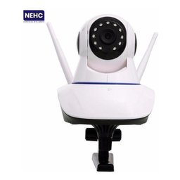 Câmera Wifi 360 3 Antenas Nehc 720p C Cartão Sd - 2
