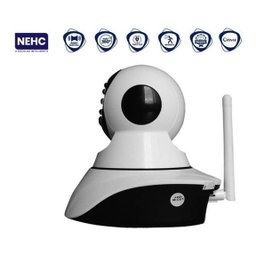 Câmera Wifi 360 3 Antenas Nehc 720p C Cartão Sd - 6