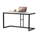 Ver imagem 5 de Mesa Escrivaninha Vintage Multiuso com Pés em Aço Moveis House Branco