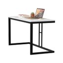 Ver imagem 4 de Mesa Escrivaninha Vintage Multiuso com Pés em Aço Moveis House Branco