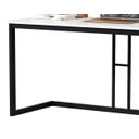 Ver mais imagens de Mesa Escrivaninha Vintage Multiuso com Pés em Aço Moveis House Branco