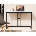 Ver imagem 3 de Mesa Escrivaninha Vintage Multiuso com Pés em Aço Moveis House Branco