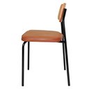Ver imagem 3 de Cadeira Student Decorativa Preta Caramelo Overseas