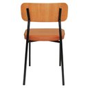 Ver imagem 4 de Cadeira Student Decorativa Preta Caramelo Overseas