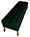 Ver imagem 3 de Cabeceira e Recamier Iza para Cama Box Casal Queen 1.60 - Suede - Sv Decor: Verde