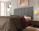 Ver imagem 1 de Kit 2 Paineis Cama Box Solene 1,60 Tecido Suede Cor Cinza