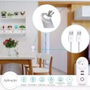 Ver imagem 4 de Kit 2 Tomadas Inteligentes Lspa2 Wifi Celular Usb Alexa Google Home 10a Branco